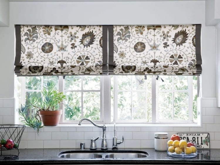 kitchen window treatments black kitchen windowtreatments