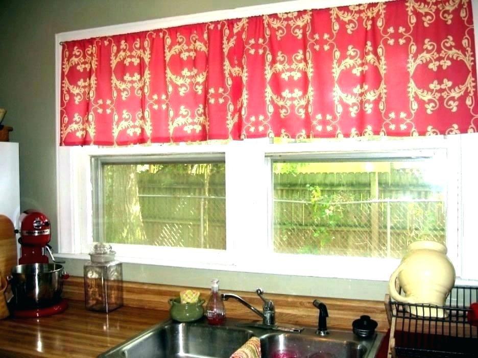 kitchen window treatments red window treatments