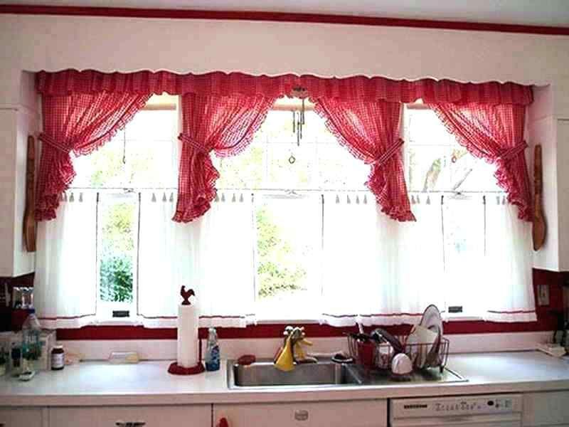 red window treatments kitchen window treatments