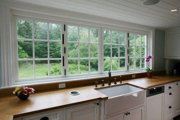 grey kitchen windowtreatments