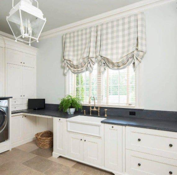 kitchen window treatments grey kitchen windowtreatments