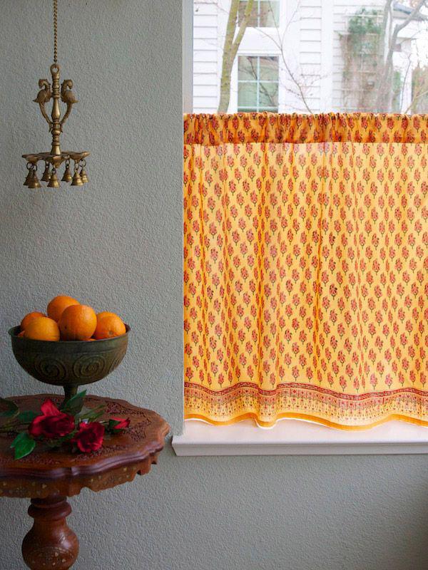 kitchen window treatments orange window treatments