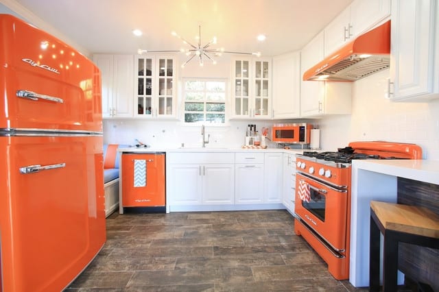 kitchen appliances ideas orange appliances kitchen style