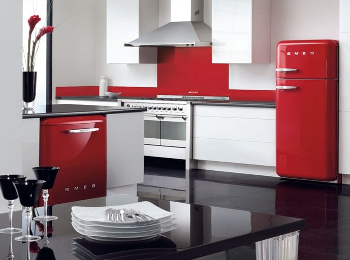 red appliances in the kitchen kitchen appliances ideas