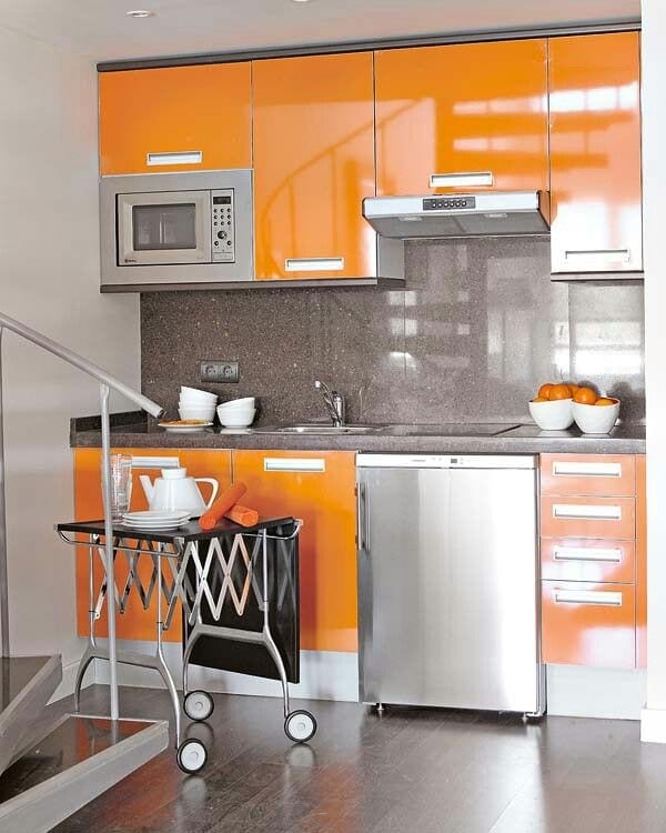 orange appliances kitchen style kitchen appliances ideas