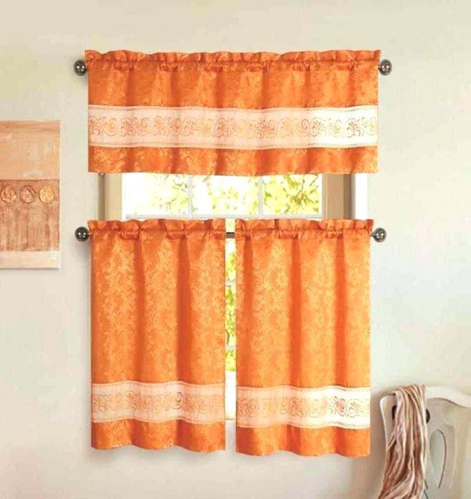 kitchen window treatments orange window treatments