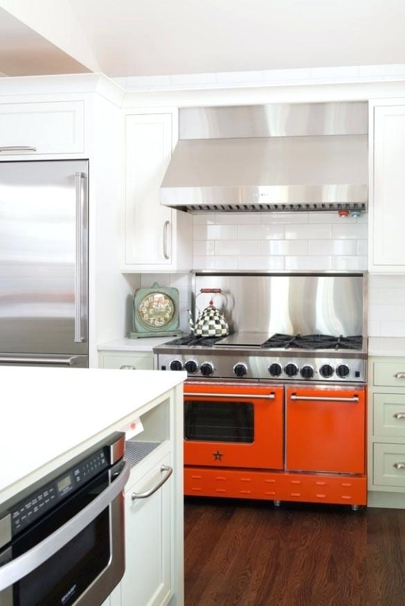 orange appliances kitchen style kitchen appliances ideas