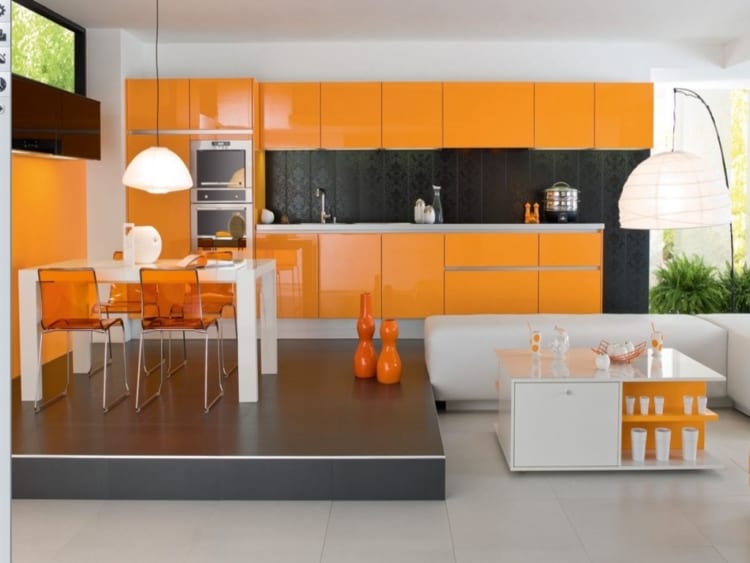 orange appliances kitchen style kitchen appliances ideas