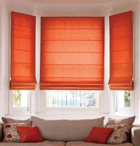 orange window treatments kitchen window treatments
