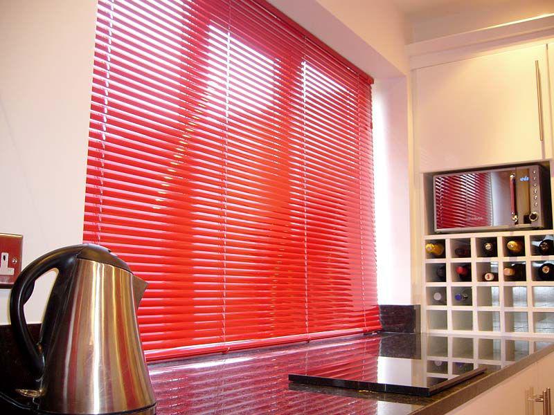 red window treatments kitchen window treatments
