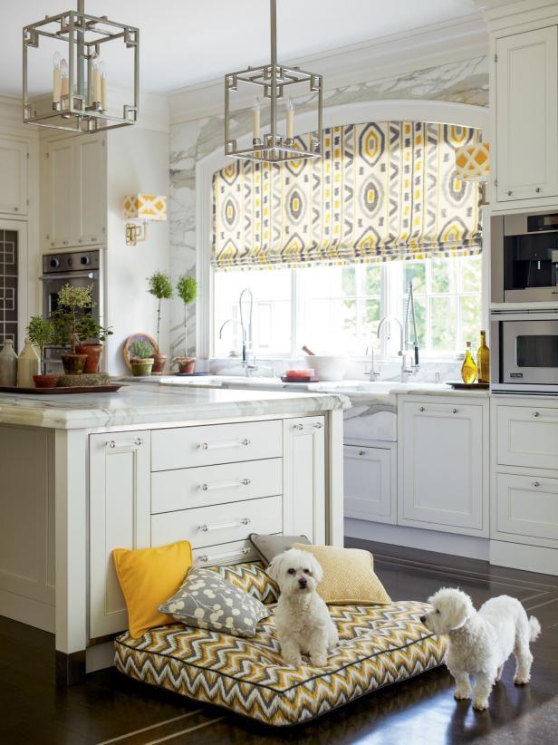 kitchen window treatments yellow window treatments