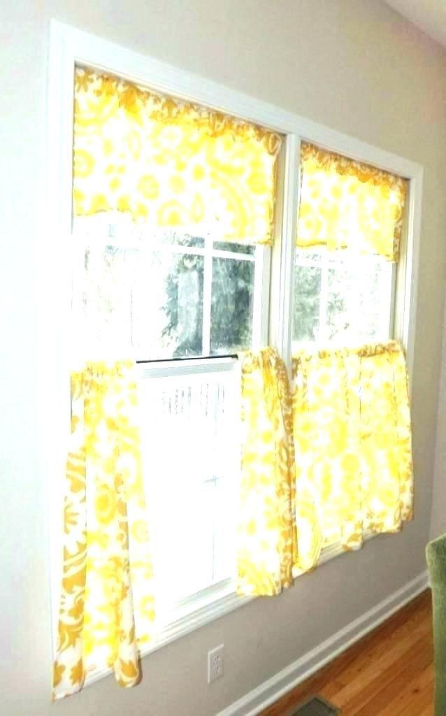 yellow window treatments kitchen window treatments