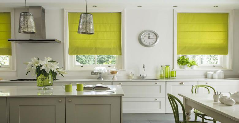 green window treatments kitchen window treatments