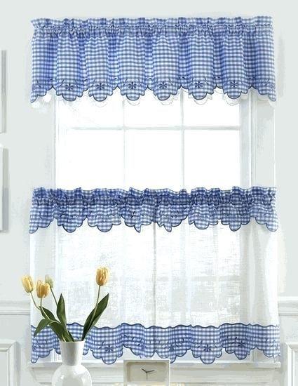 blue kitchen window treatment kitchen window treatment