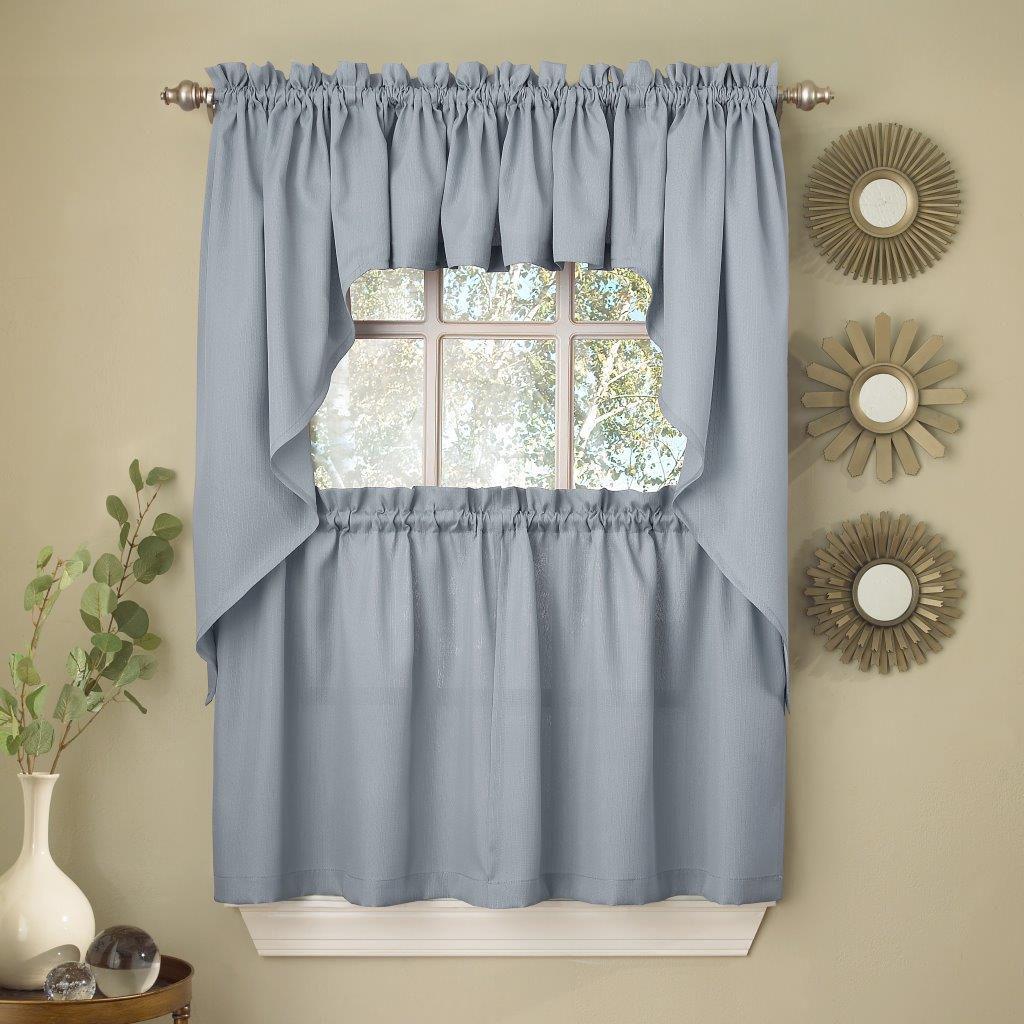 blue kitchen window treatment blue kitchen window treatment