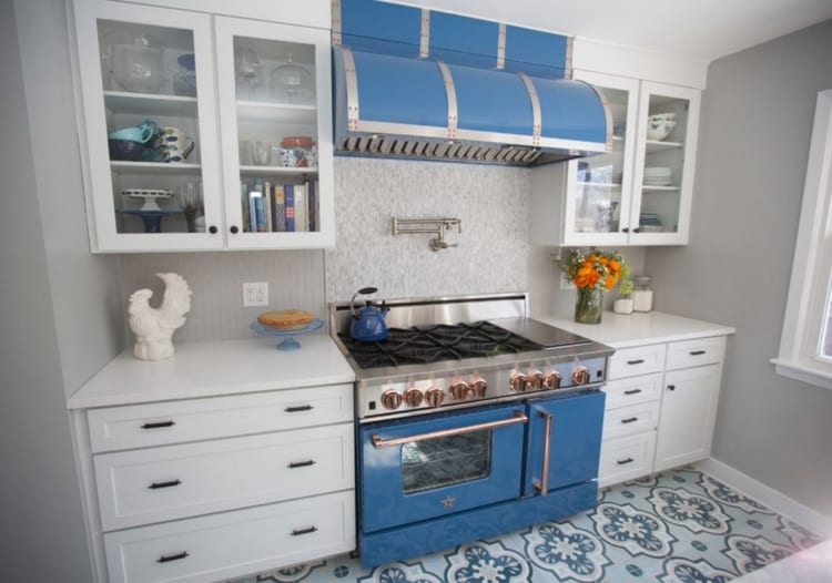 blue kitchen appliances blue kitchen style