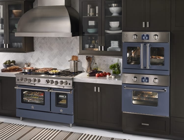 blue kitchen appliances blue kitchen style
