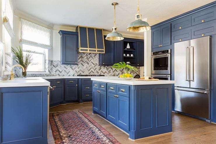 blue kitchen appliances blue kitchen style