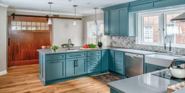 blue kitchen appliances blue kitchen style