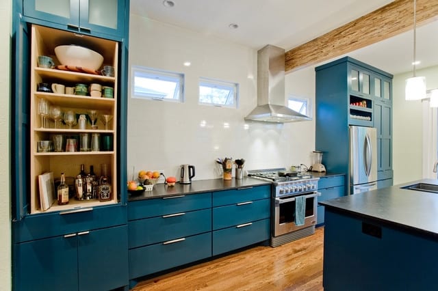 blue kitchen style blue kitchen style