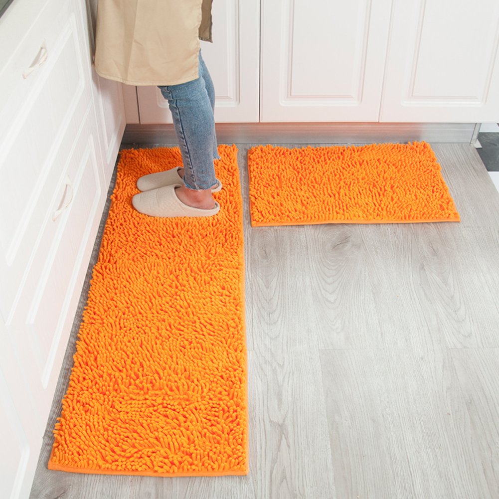 Kitchen Rug Design Orange Kitchen Rug
