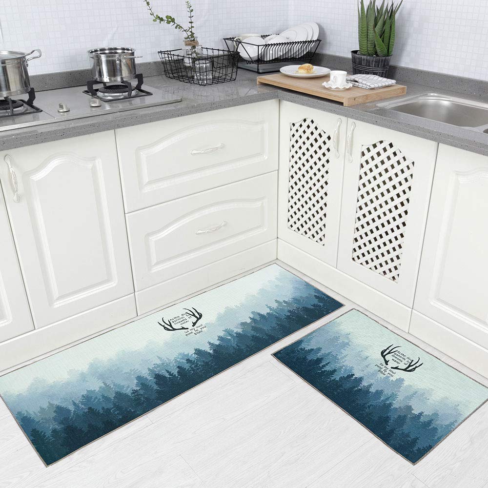 kitchen rug design blue kitchen rug