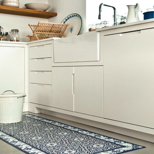 blue kitchen rug kitchen rug design