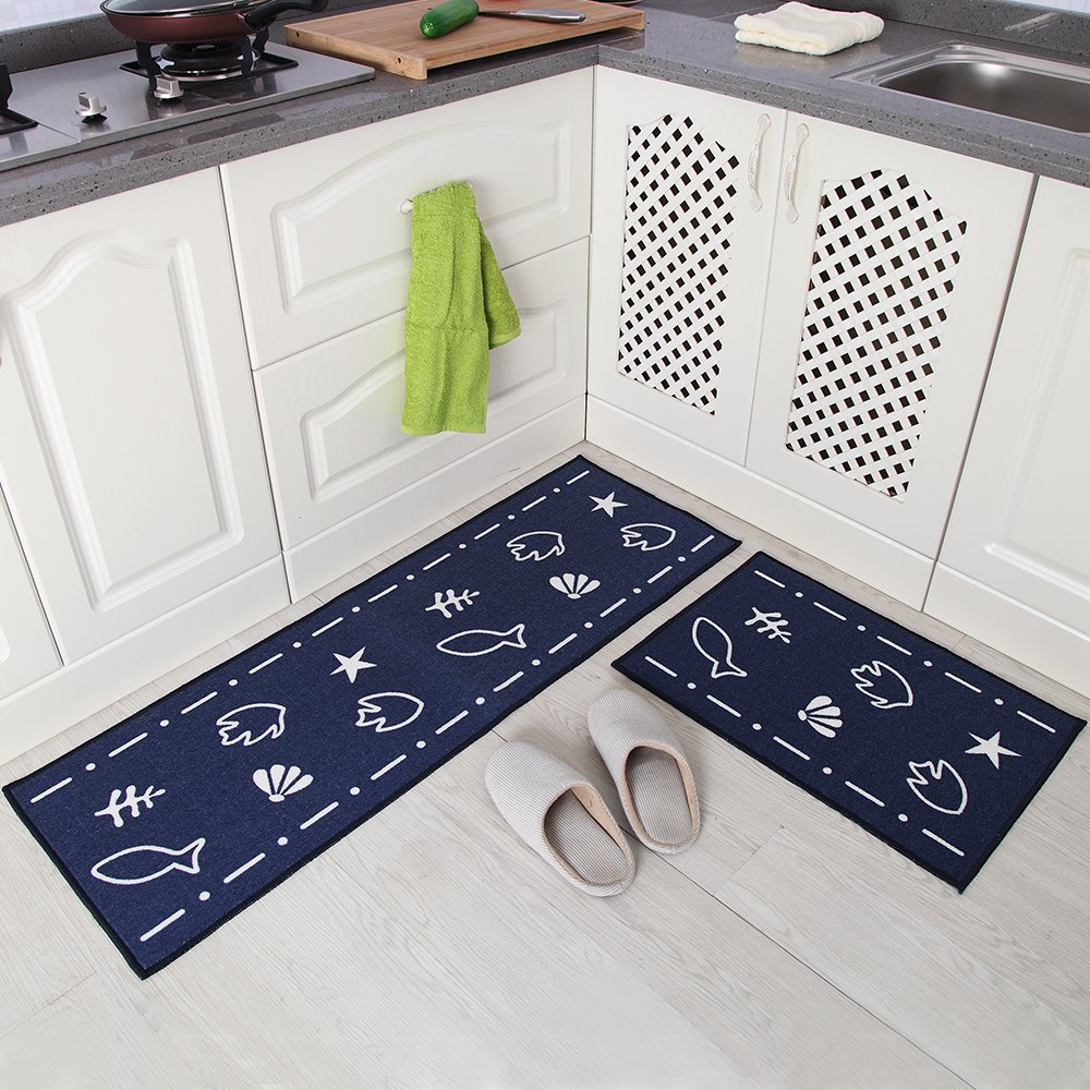 blue kitchen rug kitchen rug design