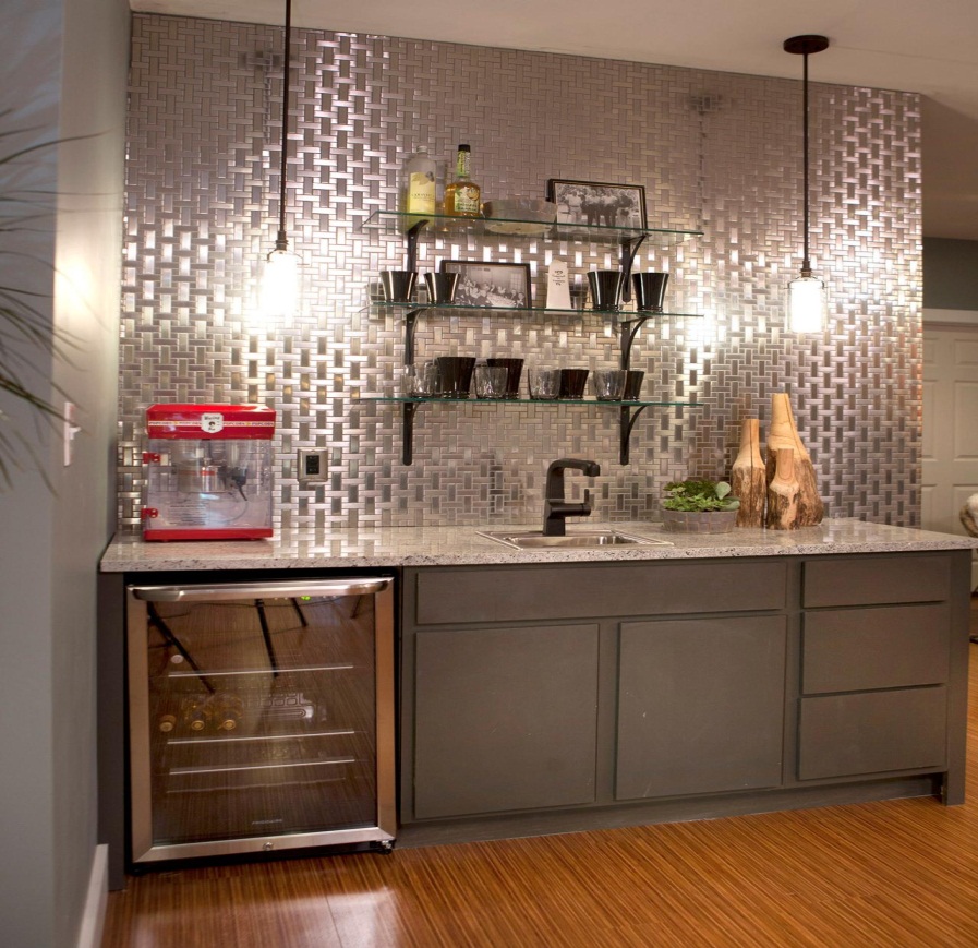 Stainless Steel Backsplash Ideas Stainless Steel Backsplash