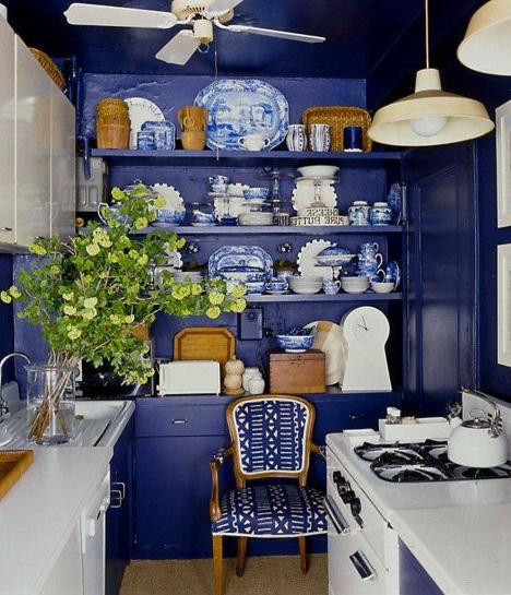 Blue Kitchen Wall Decor