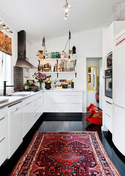 red kitchen rug red rug