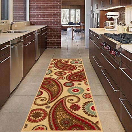 red rug red kitchen rug