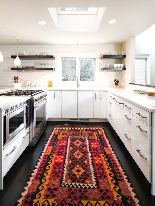 red kitchen rug red rug