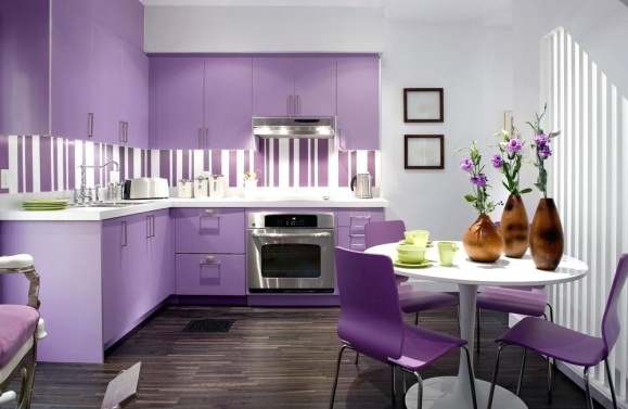 Purple Kitchen Wall Décor Design Purple Kitchen Wall Décor Ideas