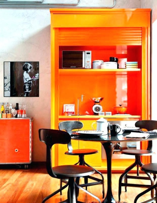 Orange Kitchen Wall Décor Ideas Orange Kitchen Wall Décor Design