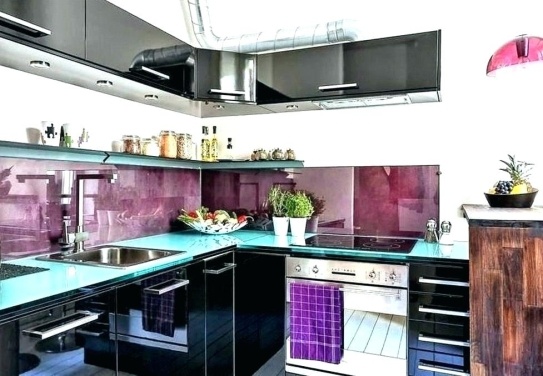 Purple Kitchen Wall Décor Design Purple Kitchen Wall Décor Ideas