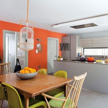 Orange Kitchen Wall Décor Ideas