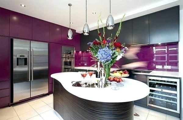 Purple Kitchen Wall Décor Ideas Purple Kitchen Wall Décor Design