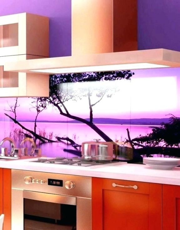 Purple Kitchen Wall Décor Ideas Purple Kitchen Wall Décor Design