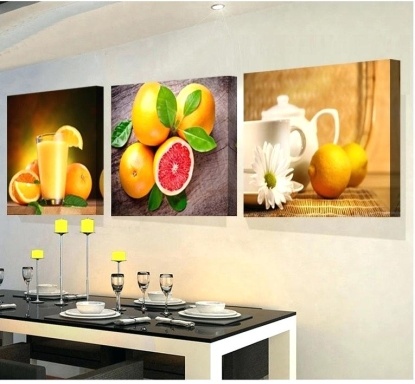 Orange Kitchen Wall Décor Design Orange Kitchen Wall Décor Design