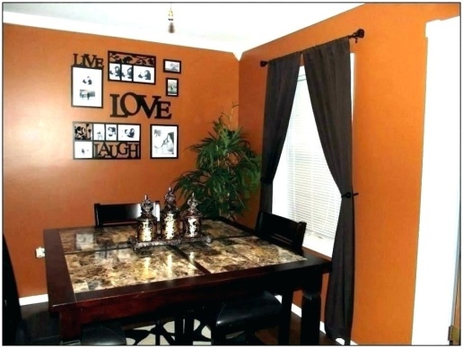Orange Kitchen Wall Décor Design
