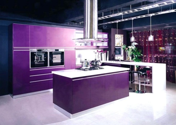 Purple Kitchen Wall Décor Design Purple Kitchen Wall Décor Ideas