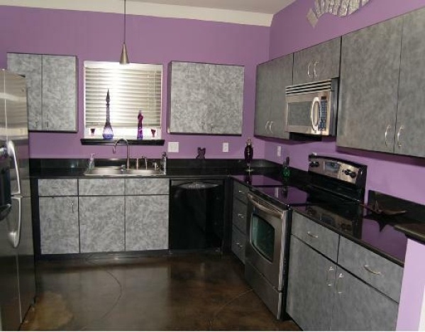 Purple Kitchen Wall Décor Ideas Purple Kitchen Wall Décor Design