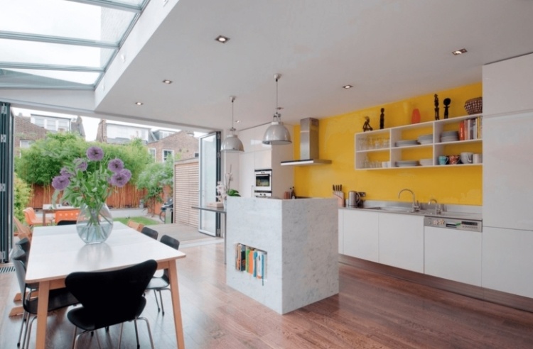 Large Yellow Wall Décor Ideas