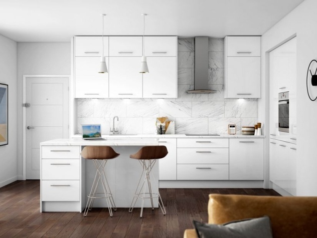 White Kitchen Wall Décor Design White Kitchen Wall Décor Design