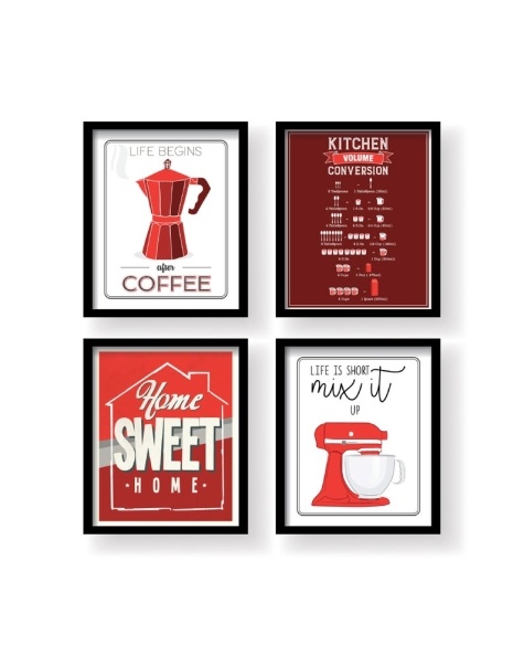 Red Kitchen Wall Décor Design Red Kitchen Wall Décor Ideas