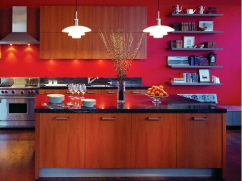 Red Kitchen Wall Décor Design Red Kitchen Wall Décor Design