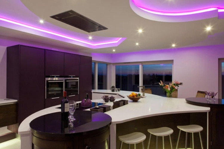 Purple Kitchen Design