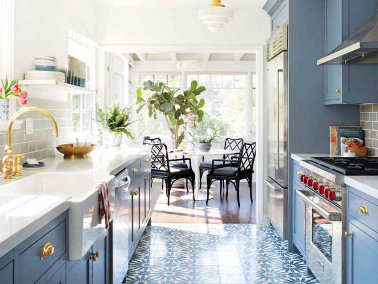 Blue Kitchen Design Blue Kitchen Design Ideas