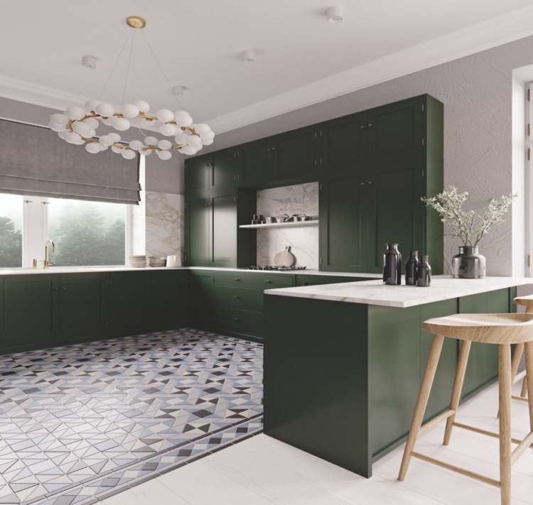 Green Kitchen Design